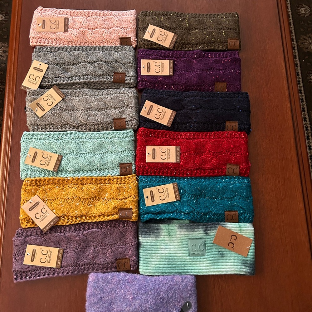 C.C Vibrant Knit Headbands Collection